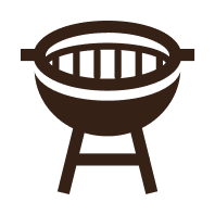 BBQの場面で